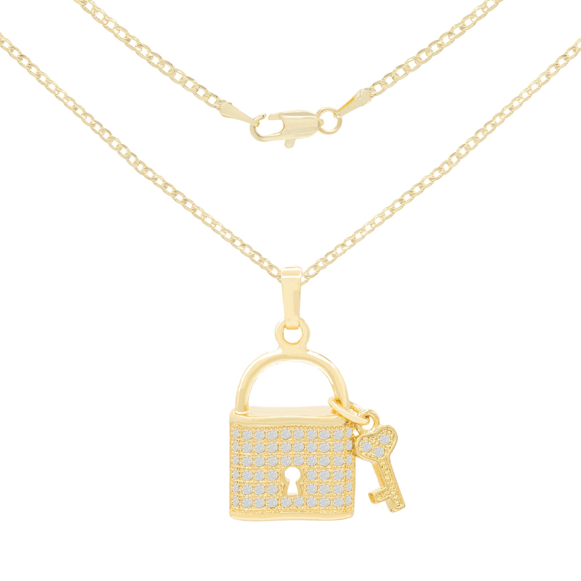 Lock Necklace, Gold Necklaces for Women